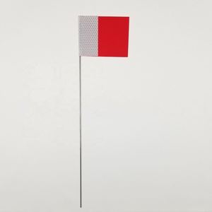 Banderas de Señalización de PVC Reflectantes al por Mayor con Alambre de Acero para Construcción, Servicios Públicos y Demarcación de Límites - Product Image 3
