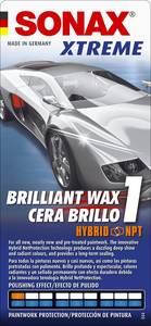 Cire Sonax Xtreme Brillant Wax 1 Hybrid Npt (500 ml) pour toutes les peintures neuves et prétraitées, brillance automobile, polissage automobile - Product Image 6