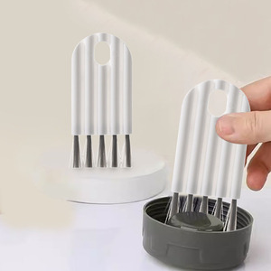 Wholesale flexible <b>cup</b> lid cleaning brush, bottle nipple cleaning brush, <b>thermos</b> <b>cup</b> cleaning brush, keyboard crevices and - Product Image 1