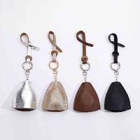 Alarme personnelle OEM avec étui en cuir, mini porte-clés de sécurité, accessoire de suspension pour sac