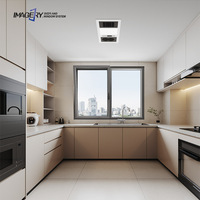 Fenêtre Coulissante en Aluminium et Verre, Nouvelle Tendance, Personnalisée, Résistante aux Ouragans, pour Maisons et Salons, avec Fonction Oscillo-Battante