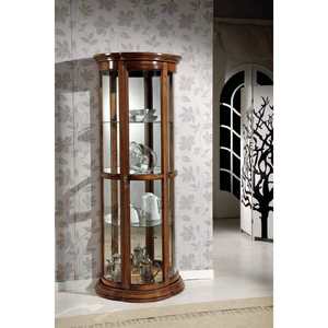 Anta 1 vetrina con specchio posteriore e 3 ripiani in vetro Versatile mobili per la casa per Bar soggiorno Villa sala da pranzo uso domestico - Product Image 1