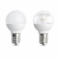Mini ampoule LED globe E17 2,5W 4W 120V 230V CRI 90+ Dimmable 2700-6500K pour lanterne murale