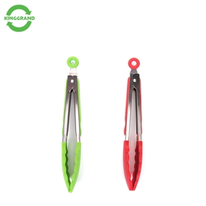 Pinces de cuisson en silicone et nylon robustes et écologiques Chef de barbecue flexible servant un ustensile de grillage pour la cuisine à domicile - Product Image 3