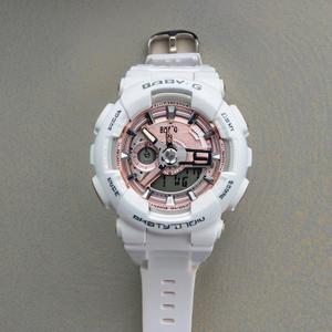 Casios นาฬิกากลไกหรูหราของหญิงสาวคุณภาพสูงนาฬิกา BA-110X--7A1อัตโนมัติสำหรับผู้หญิง B-G สายรัดทรงกลวง - Product Image 1