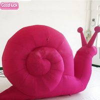 Beau modèle de publicité de ballon de fête d'escargots de décoration de discothèque gonflable avec ventilateur intégré