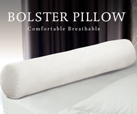 Oreiller long de traversin d'hôtel 100% polyester personnalisé du fournisseur chinois avec motif de feuilles solides de soutien du cou