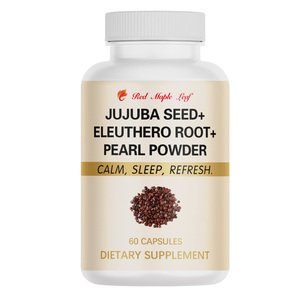 Cápsulas de Extracto de Semilla de Jujuba y Raíz de Eleuterio con Polvo de Perla - Suplemento Herbal Nutritivo para un Sueño Reparador y una Mente Tranquila - Product Image 2