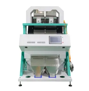 Alta Salida 2 rampas 128 canales inteligente nueva máquina clasificadora de color de arroz