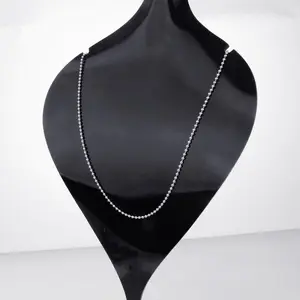 Link Roller Rantai Bola Rantai Manik-manik Bola Massal Bola Manik Rantai untuk DIY Kalung Membuat Perhiasan Aksesoris