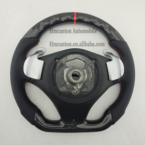 Volante Deportivo de Cuero Perforado y Fibra de Carbono para BMW Serie 3 E90 E91 E92 E93, Producto Popular - Product Image 2