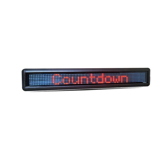 Goakgaan Brand P7.62 Red LED Moving Message Signs for Shopping Mall Retail Store Airport Welcome Display