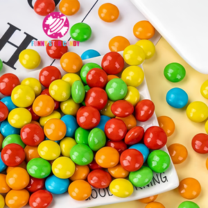 OEM Custom Gas Bottle Chocolate Beans Candy China Manufacturer Wholesale Colorful Sweets <strong>Mini</strong> Milk Chocolate Bean - Product Image 2