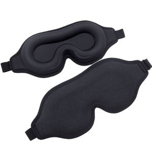 Masque de sommeil personnalisé en coton avec logo 3D profilé pour extensions de cils, luxe et confort - Product Image 3