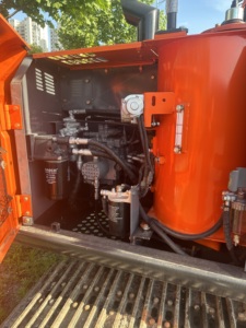 Excavatrice Hitachi ZX120 d'occasion, 12 tonnes, hydraulique, sur chenilles, d'origine japonaise, Hitachi, bon état, faible nombre d'heures, prix avantageux - Product Image 5