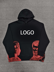 Sudaderas con Capucha S D L con Forro Polar y Estampado de Letras, Estilo Hip Hop, Transpirables, 100% Algodón, para Hombre, Fabricantes - Product Image 4