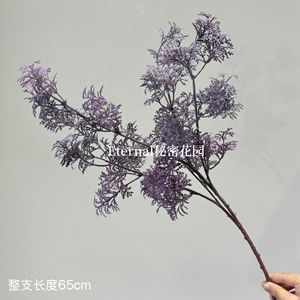 ดอกไม้ประดิษฐ์สีม่วง 65 ซม. สำหรับตกแต่งงานแต่งงานและบ้าน รุ่น Secret Garden - Product Image 4