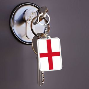Wholesale Custom England Commemorative Keychain Acrylic Material Double-Sided Printing Exquisite Workmanship - Product Image 4