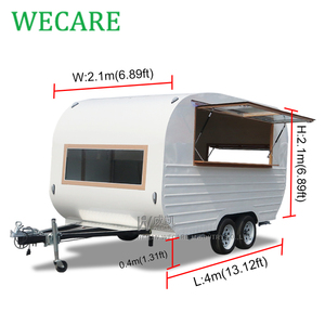 Wecare <span class=keywords><strong>camion</strong></span> de restauration rapide café caravane chariot mobile pizza remorque <span class=keywords><strong>foodtruck</strong></span> à vendre l'europe - Product Image 2