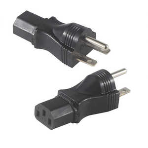 US Supply Power Converter Electric NEMA 5-15P to IEC C13 Plug <b>Adaptor</b> - Product Image 1