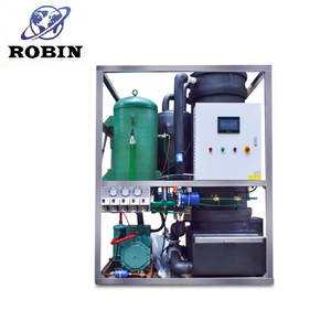 Machine à glaçons tubulaires commerciale de 3 tonnes par 24 heures, machine à glaçons tubulaires de 5 tonnes, refroidissement par air et eau pour la transformation des produits de la mer, l'industrie alimentaire - Product Image 2