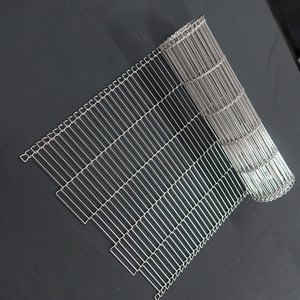 Bande transporteuse professionnelle de grillage d'échelle de chaîne d'acier inoxydable flexible pour la pizza de <span class=keywords><strong>boulangerie</strong></span> de four de tunnel - Product Image 3