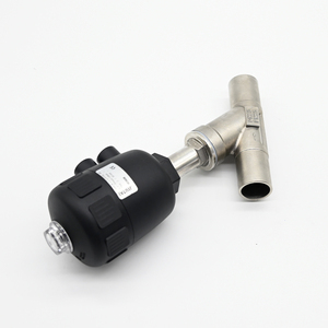 Base de Control Neumático de Alta Temperatura con Asiento Angular Soldado de Acero Inoxidable 304 Personalizable OEM, NPT/BSPT DN10~DN80 - Product Image 4