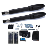 300KG DC 24V Portes battantes à énergie solaire Ouvre-porte pivotant automatique Opérateur de porte automatique Ouvreur électrique