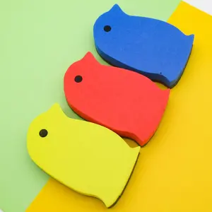 Penguin Shaped Dry White Board Eraser Custom Logo Customized EVA Felt Blackboard Cleaner Eraser For Whiteboard