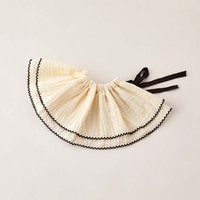 Bavoirs en coton gaze de classe A, 2 couches, unisexe, printemps/été, en pur coton, avec dentelle, pour nouveau-nés, à thème dessin animé, doux