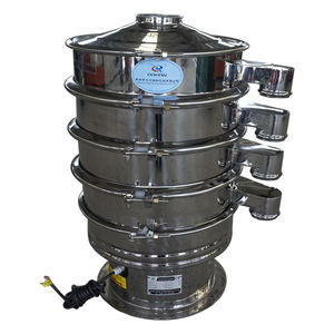 มอเตอร์แบบสั่นหน้าจอแบบยุโรปมาตรฐานส่งออกสแตนเลสสตีลรับการรับรอง CE 304 100ออกแบบเป็นวงกลมความจุกิโลกรัม/ชั่วโมง - Product Image 1