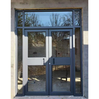Puerta Abatible de Aluminio con Rotura de Puente Térmico, Alta Seguridad, Aislamiento Térmico, Puerta de Balcón, Herrajes Giesse, Certificación CE