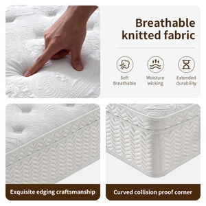 Colchón de Muelles King Queen Size para Hospital, 500g/m, Tejido Transpirable, Ecológico, Duradero, Ortopédico, Enrollable, Firmeza Media - Product Image 2