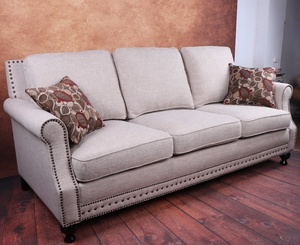 Conjunto de muebles para el hogar, sofá antiguo de tela de terciopelo antiguo, americano - Product Image 3