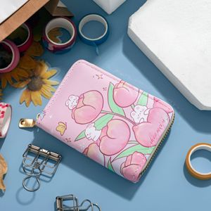 Mini sac en PU mignon pour femmes Vente en gros Porte-clés léger Cadeau d'anniversaire pour jolies filles avec plusieurs fentes pour cartes Porte-monnaie - Product Image 6