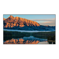 Écran LCD haute luminosité 55-75 pouces 3500 Nits pour vitrine, affichage numérique pour magasins de détail et ascenseurs