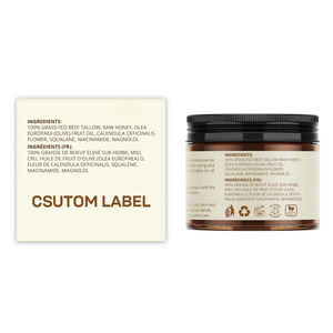 Unscented Natural Soft Smooth <span class=keywords><strong>Beef</strong></span> <span class=keywords><strong>Tallow</strong></span> Hautpflege Feuchtigkeit creme für Gesicht 100% gras gefütterter Rinder talg balsam - Product Image 2