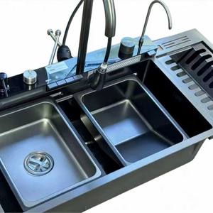 Évier de cuisine fonctionnel et polyvalent avec matériau anti-éclatement et cuve profonde pour usage domestique et hôtelier - Product Image 5