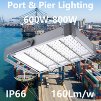 Reflector LED de Grado Marino de Alta Resistencia 600W-800W IP66 Anticorrosión para Jardín con 5 Años de Garantía y Control por Aplicación