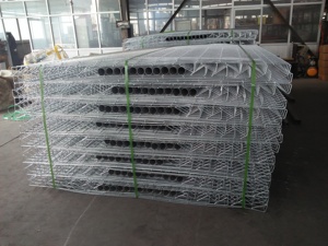 Chất lượng tốt của BRC mạ kẽm + Bột phun CuộN đầu hàn đôi uốn lưới hàng rào Bảng điều khiển - Product Image 6