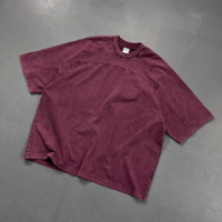 Kaos Raglan Lengan Pendek Pria Oversize Streetwear Batik Vintage 100% Katun 285GSM Kualitas Mewah Grosir