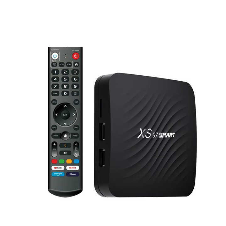 2023 XS97 Smart S905Y4 BT Remote XTV SMARTTV Online IPTV TV BOX 4K Streaming Player Android 11 4GB 32GB 5G Dual WiFi Set-top Box