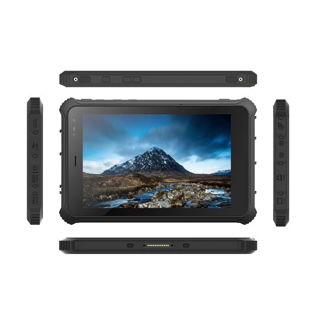 10 Inch Industrial Rugged Tablet Android 10 4GB/64GB MTK Wi-Fi 2D Barcode RFID Fingerprint Waterproof Shockproof All-in-One