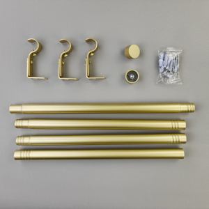 Thép Bền Hiện Đại Rèm Cực Mở Rộng Thanh Giảm Xoắn Nối Có Thể Điều Chỉnh 400Mm Chiều Dài Gói Nhỏ Dễ Dàng Giao Hàng - Product Image 1