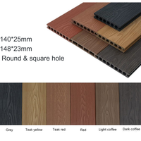 Plancher en composite WPC pour extérieur, imperméable et ignifuge, 140*25, terrasse en composite WPC pour extérieur