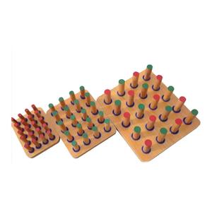 معدات تمارين التدريب على تنسيق العين باليد ، لوح إدخال خشبي مرن للجر والتصحيح - Product Image 2