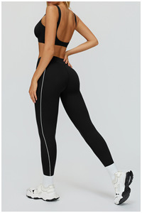 Conjuntos de Ropa Deportiva <span class=keywords><strong>para</strong></span> <span class=keywords><strong>Yoga</strong></span>, Top Cruzado, Sujetador Deportivo, Leggings y Pantalones Cortos de Secado Rápido <span class=keywords><strong>para</strong></span> <span class=keywords><strong>Principiantes</strong></span> - Product Image 6
