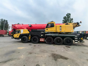 Grue tout-terrain 100 tonnes d'occasion, flèche <span class=keywords><strong>à</strong></span> 7 sections, élévateur mobile robuste, extension de treillis, machinerie pour l'énergie éolienne - Product Image 3