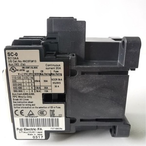 Contactor de CA trifásico Fuji SC-0 20A para montaje en carril DIN 220V 50Hz 60Hz - Product Image 3