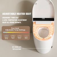 Salle de bain moderne en céramique montée au sol Toilette intelligente Toilette intelligente avec bidet électronique monobloc
